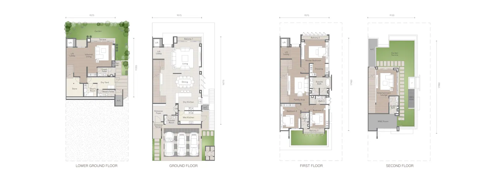 Pelan lantai — Astana Residence @ Presint 8
