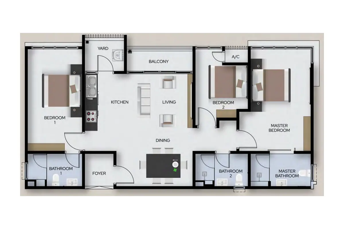 Pelan lantai — Terra Residences