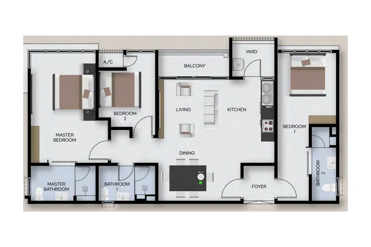 Pelan lantai — Terra Residences