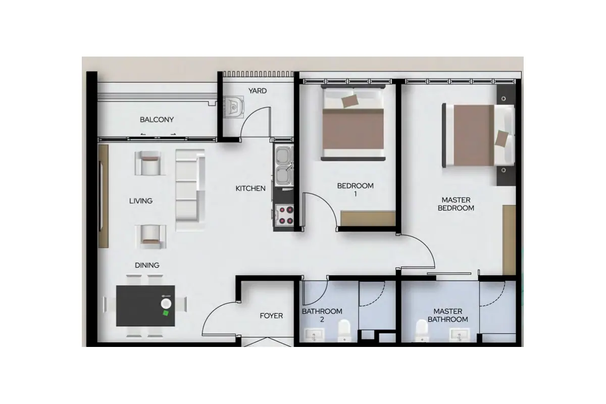 Pelan lantai — Terra Residences